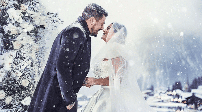 Carla et Kevin : les premières images de leur mariage à Courchevel