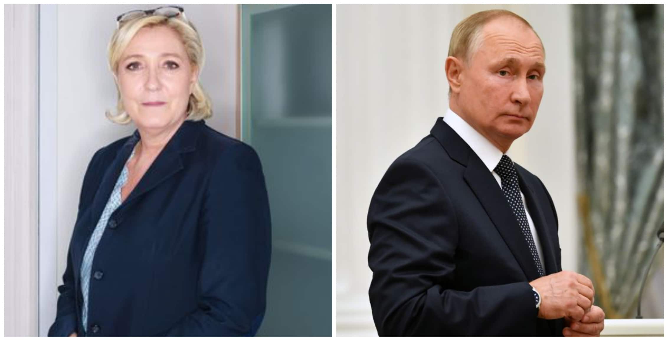 Marine Le Pen en photo avec Vladimir Poutine : gênée, elle décide d'agir