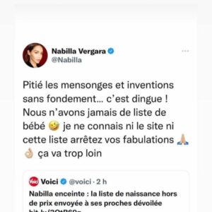 Nabilla : sa liste de naissance complètement irréaliste ? Elle s'exprime