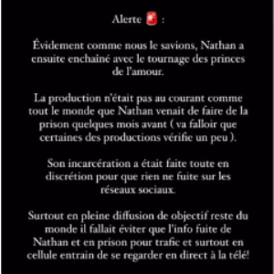 Nathan (ORDM) : incarcéré pour trafic de stupéfiants ?