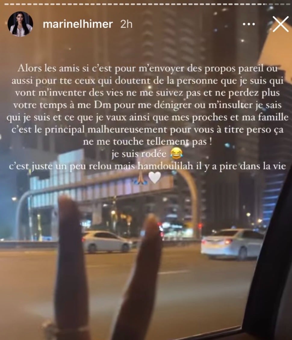 Marine El Himer : taclée après avoir fait le ramadan, elle s'exprime 