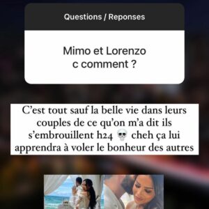 Milla Jasmine et Lorenzo : leur couple en crise ? Ils passeraient leur temps à se disputer