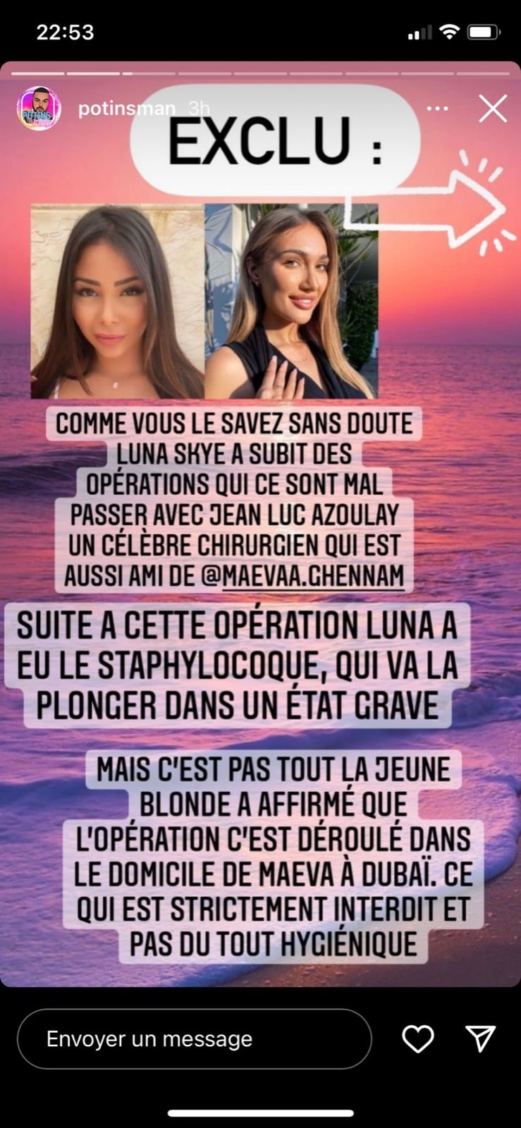 Maeva Ghennam : impliquée dans l'affaire de la grave infection de Luna Skye ? Elle s'exprime