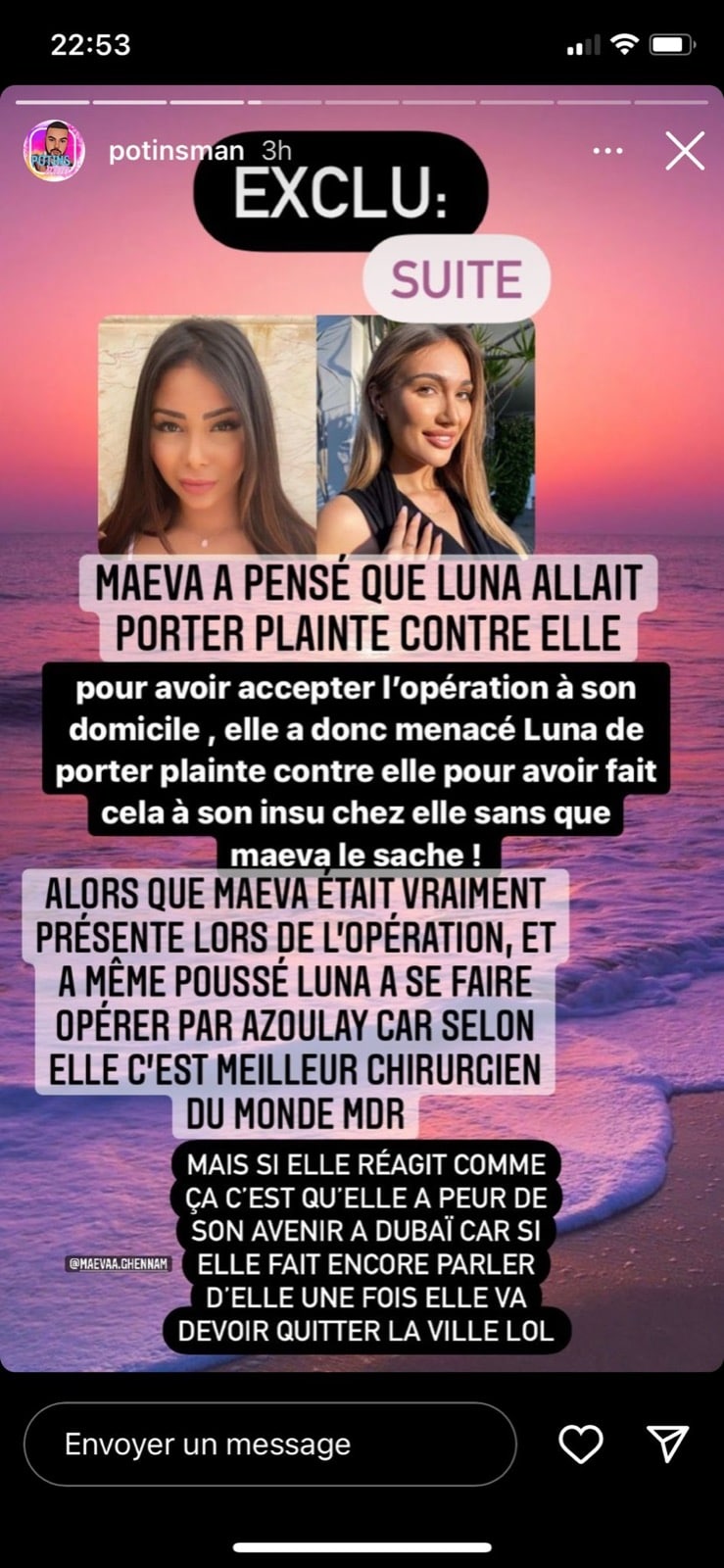 Maeva Ghennam : impliquée dans l'affaire de la grave infection de Luna Skye ? Elle s'exprime