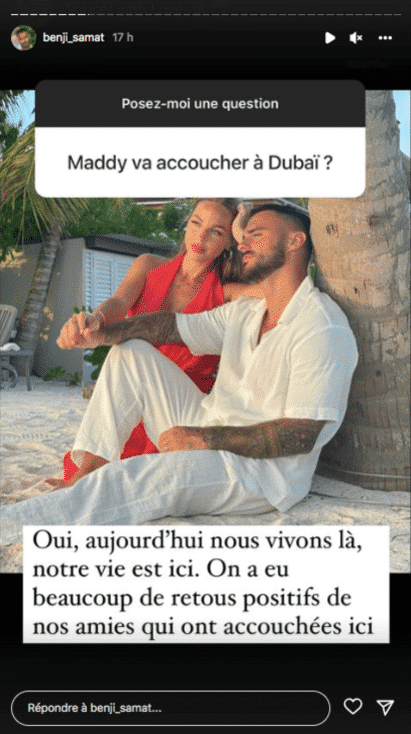 Maddy enceinte : Benji s'exprime sur son accouchement à venir