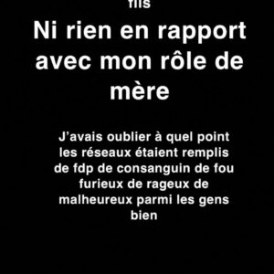 Nehuda : vivement critiquée sur son rôle de mère, elle s'exprime