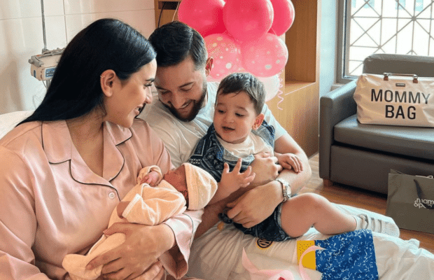 Tarek Benattia et Camélia : leur nouveau-né 'branché' et sous antibiotiques