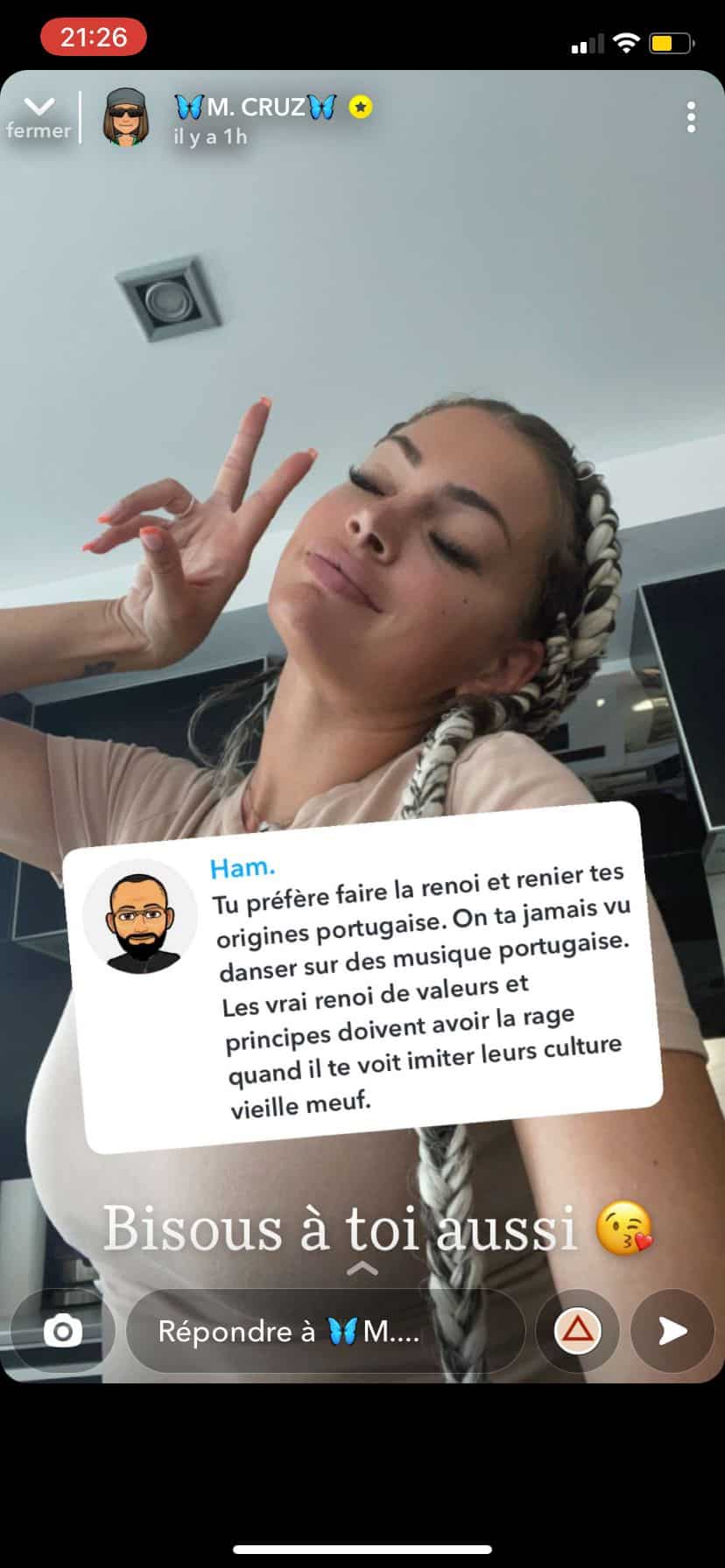 Mélanie Da CRUZ répond aux haters