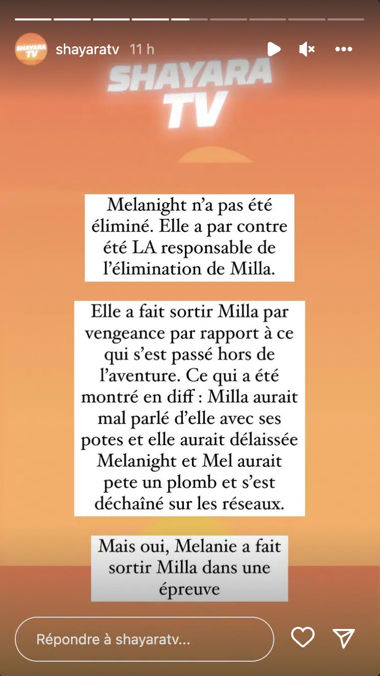 Mélanight : en conflit avec Milla Jasmine, elle la dégage de l’émission 'Les Cinquante'