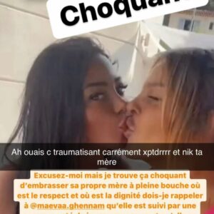 Maeva Ghennam : critiquée après avoir embrassé sa maman sur la bouche, elle s'exprime