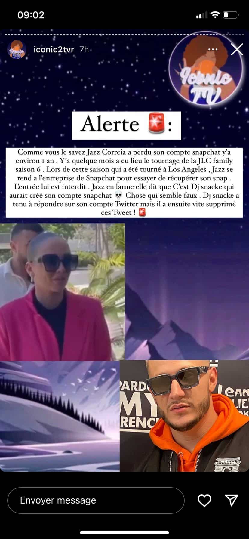 Jazz : elle affirme que DJ Snake lui a créé son compte Snapchat, il dément publiquement