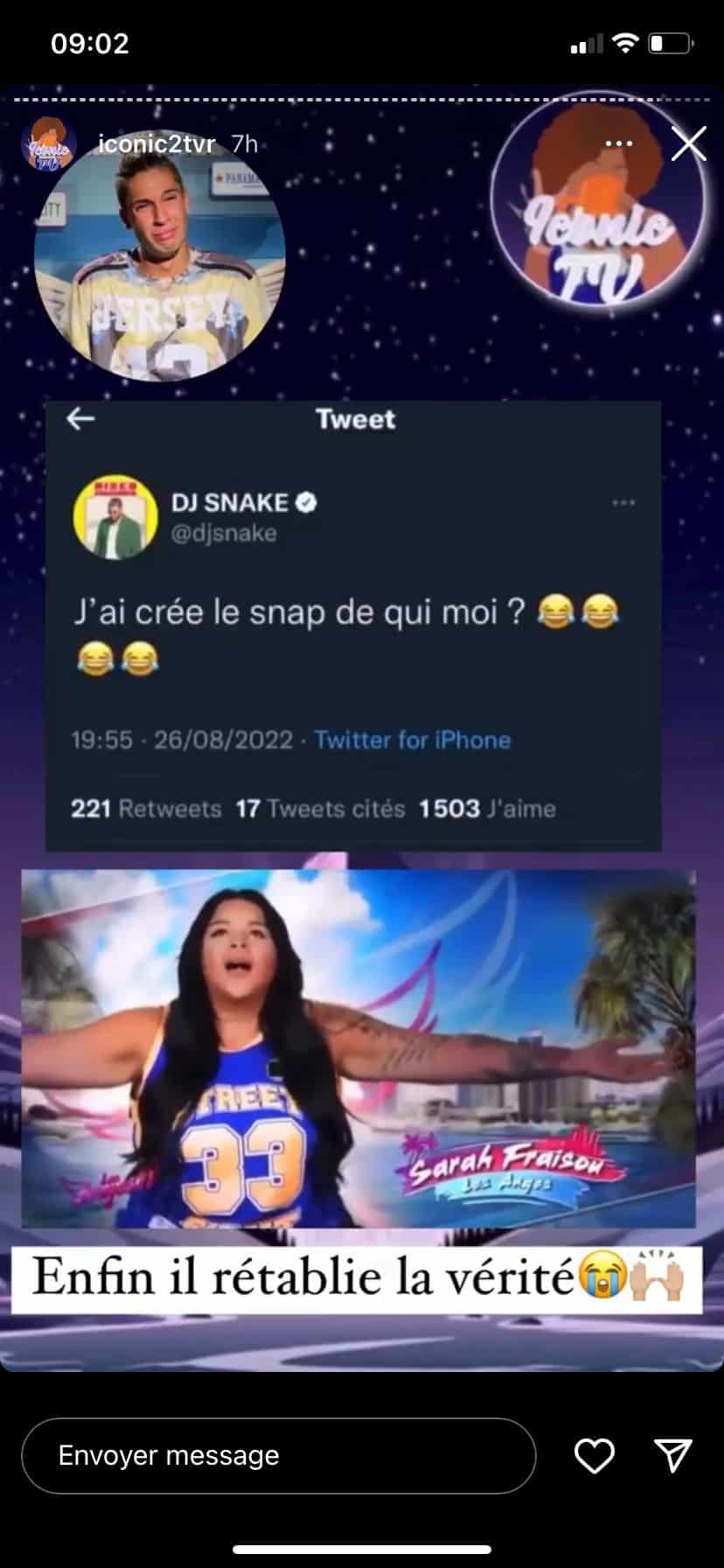 Jazz : elle affirme que DJ Snake lui a créé son compte Snapchat, il dément publiquement