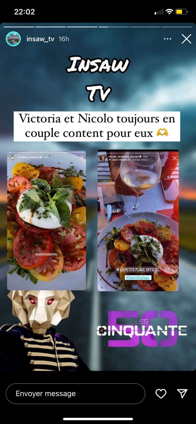 Victoria et Nicolo : toujours en couple depuis le tournage des Cinquante ?