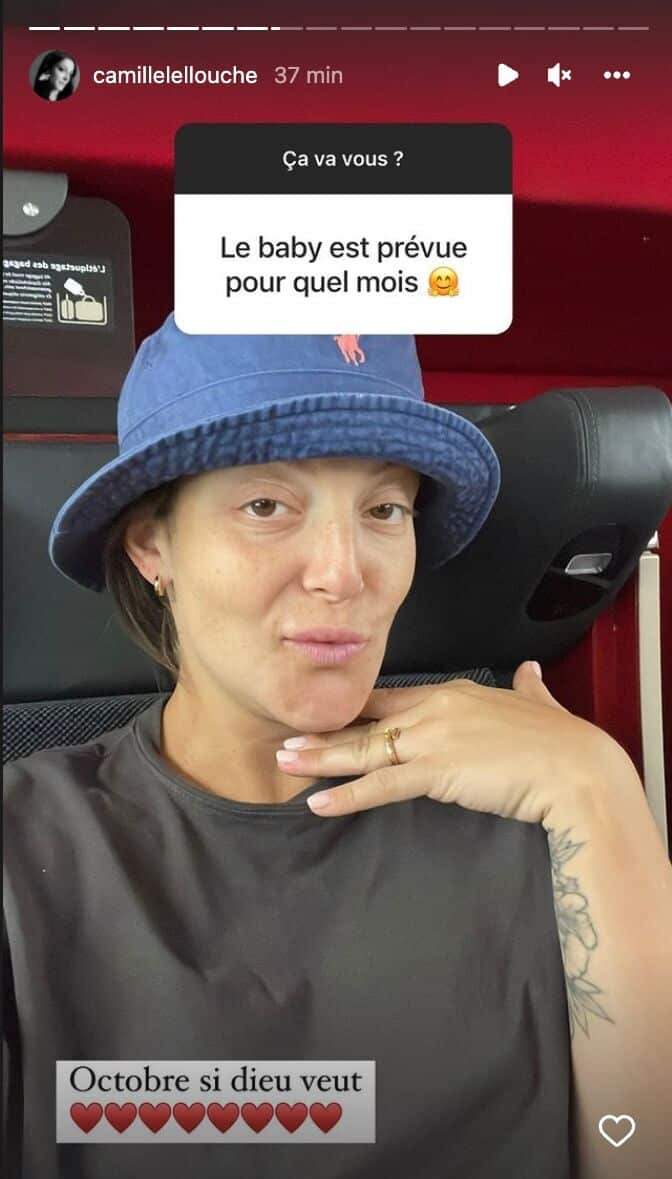 Camille Lellouche enceinte : le date de son accouchement se précise