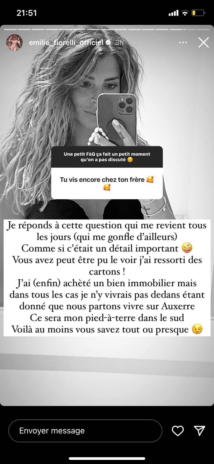 Émilie Fiorelli : de nouveau en couple avec son ex M'Baye Niang ?