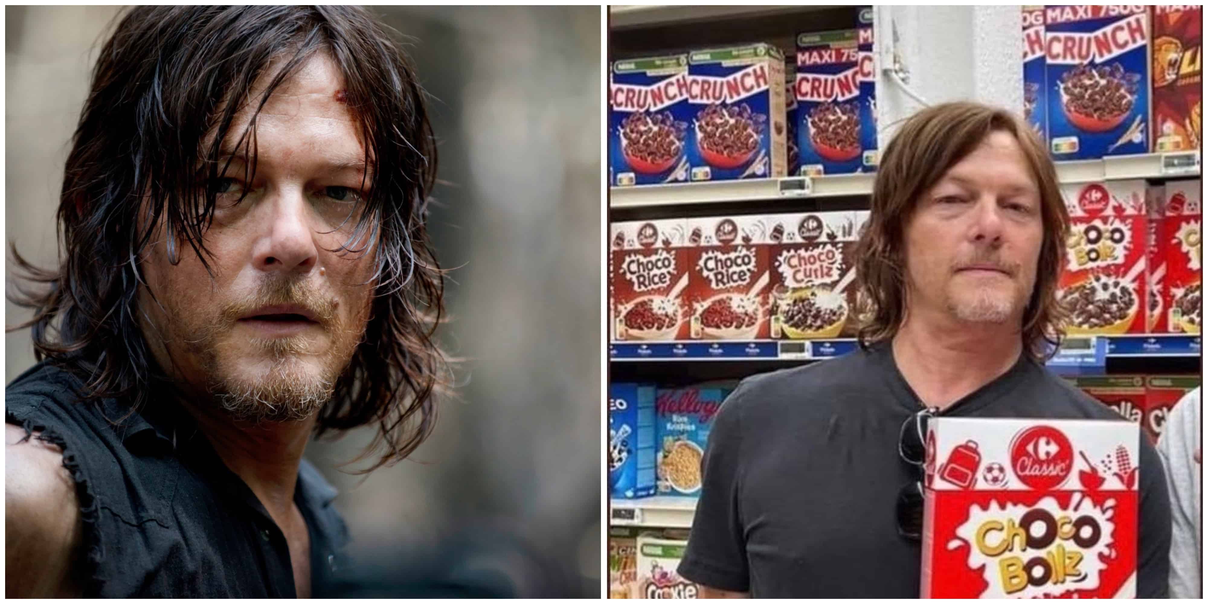 Norman Reedus (The Walking Dead) : l'interprète de Daryl Dixon dans un Carrefour et dans un kebab du coin