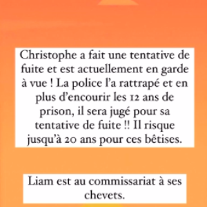 Liam Di Benedetto : son mari Christophe condamné à 12 ans de prison, il est accusé d'avoir tenté de fuir la justice