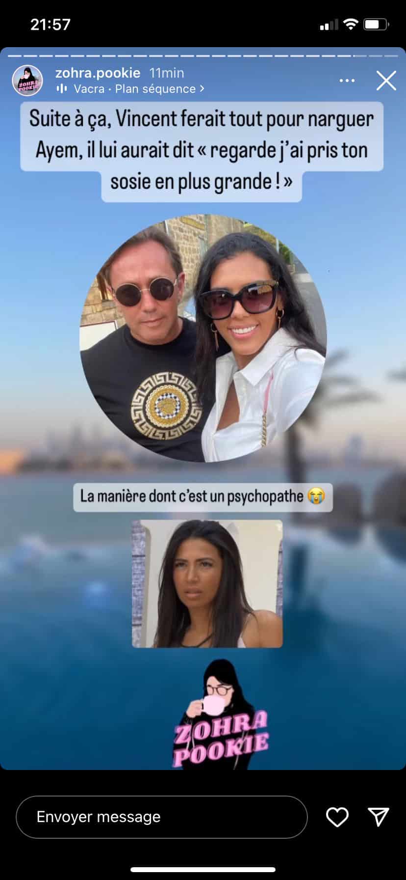 Ayem Nour : accusée par Vincent Miclet d'avoir enlevé leur fils, elle s'exprime