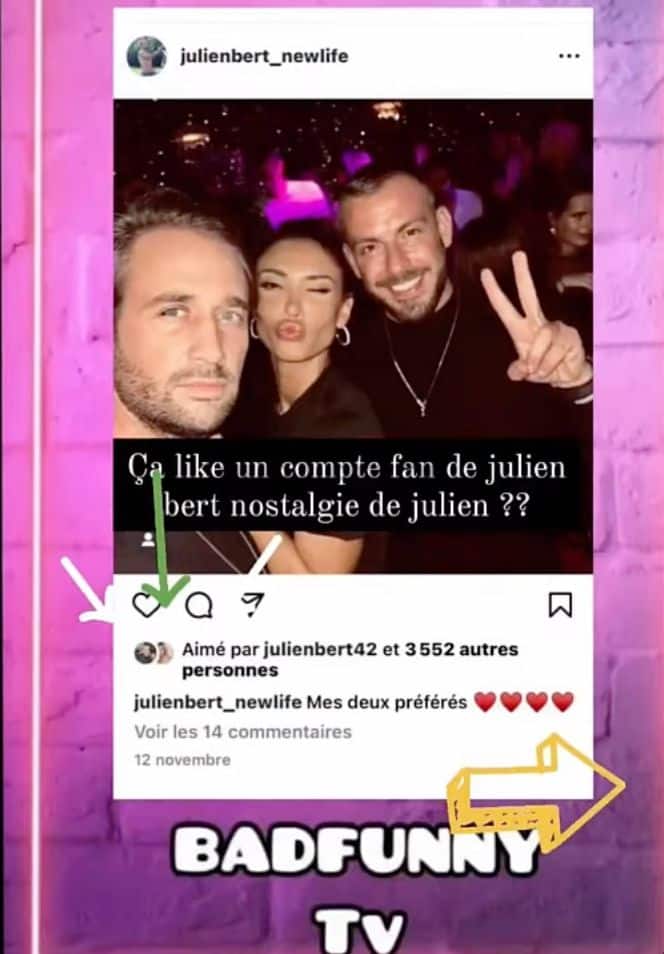 Carla Moreau : nostalgique de sa relation avec Julien Bert ? Elle le fait savoir