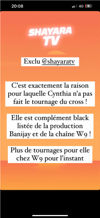 Cynthia (Les Cinquante) : virée du tournage et blacklistée par la production ?