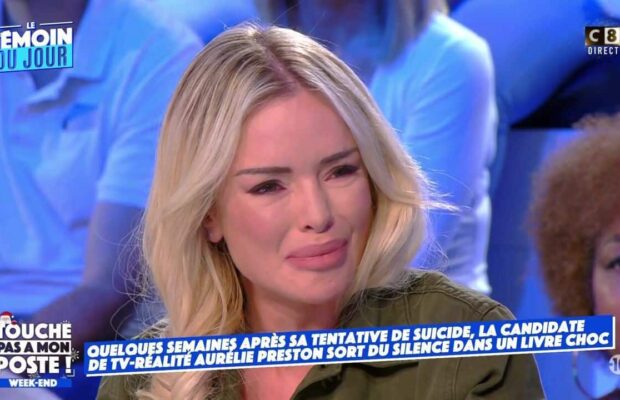 Aurélie Preston : en larmes, elle s'exprime sur son enfance difficile