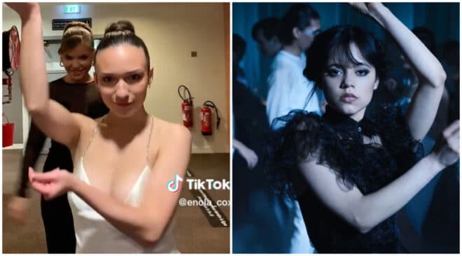 Léa et Enola (Star Academy) reproduisent la danse iconique de Mercredi (Netflix), les internautes hilares !