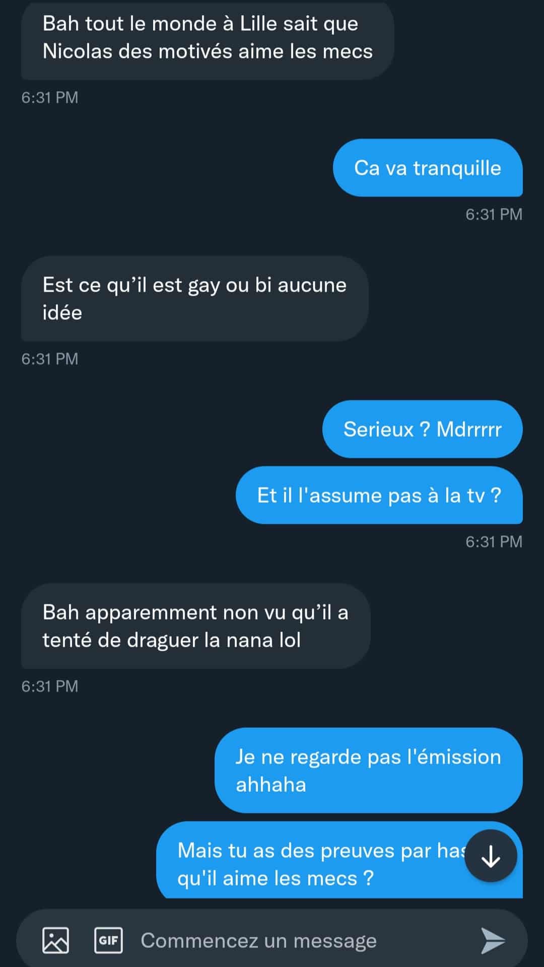 un candidat du cross serait bisexuel