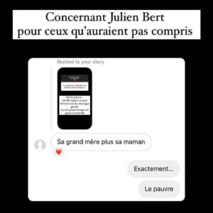 Julien Bert : un mois après le décès de sa grand-mère, il perd sa maman