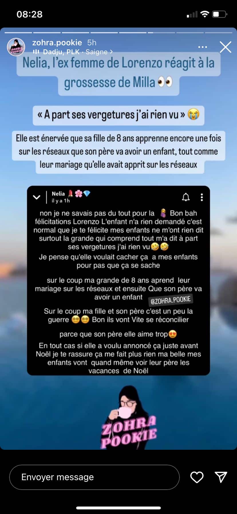 Milla Jasmine : enceinte de son premier enfant, l'ex-femme de son mari la tacle