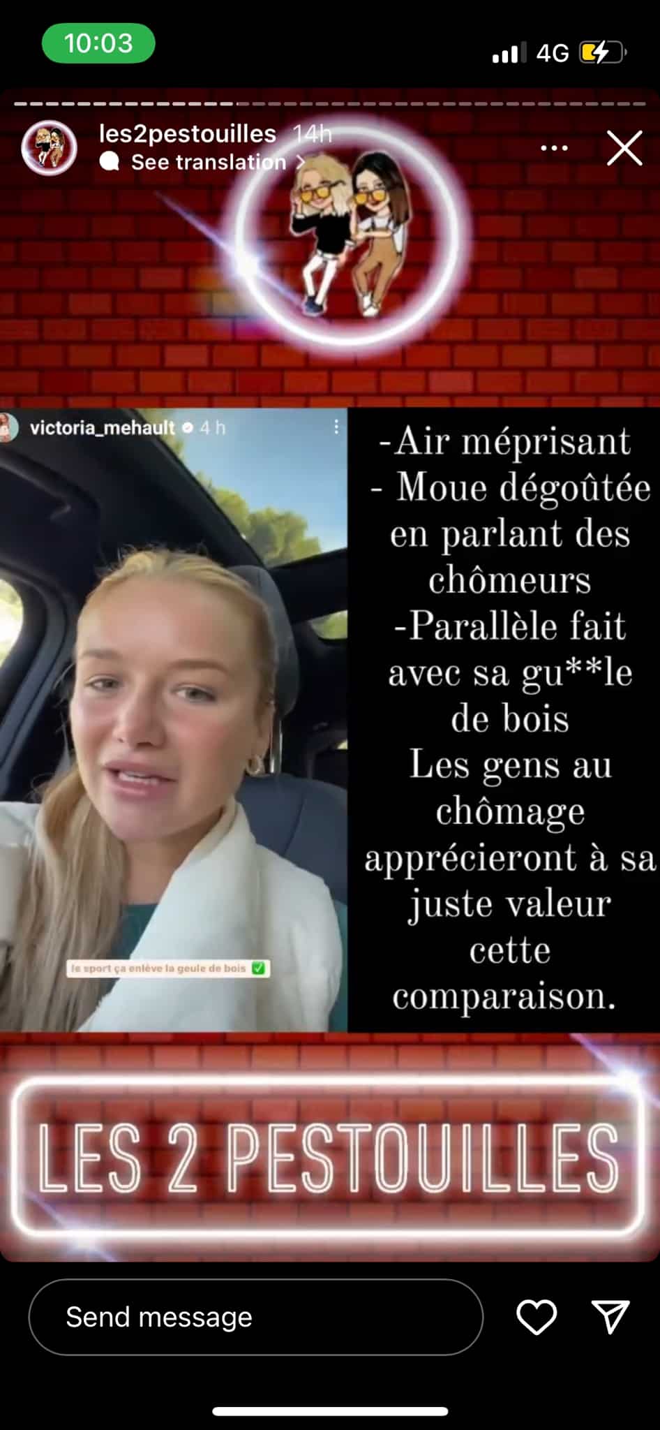 "Comme une chômeuse" : Victoria Mehault lynchée après une comparaison qui choque la Toile !