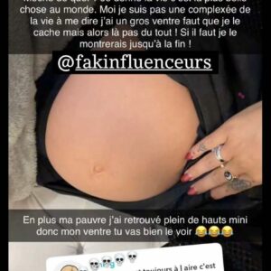 Sarah Lopez : enceinte et critiquée sur son ventre, elle s'exprime