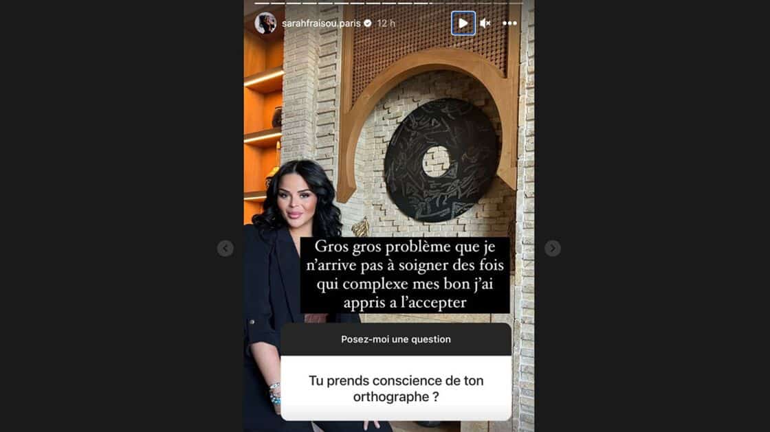 Sarah Fraisou : a-t-elle conscience de ses nombreuses fautes d'orthographe  ?