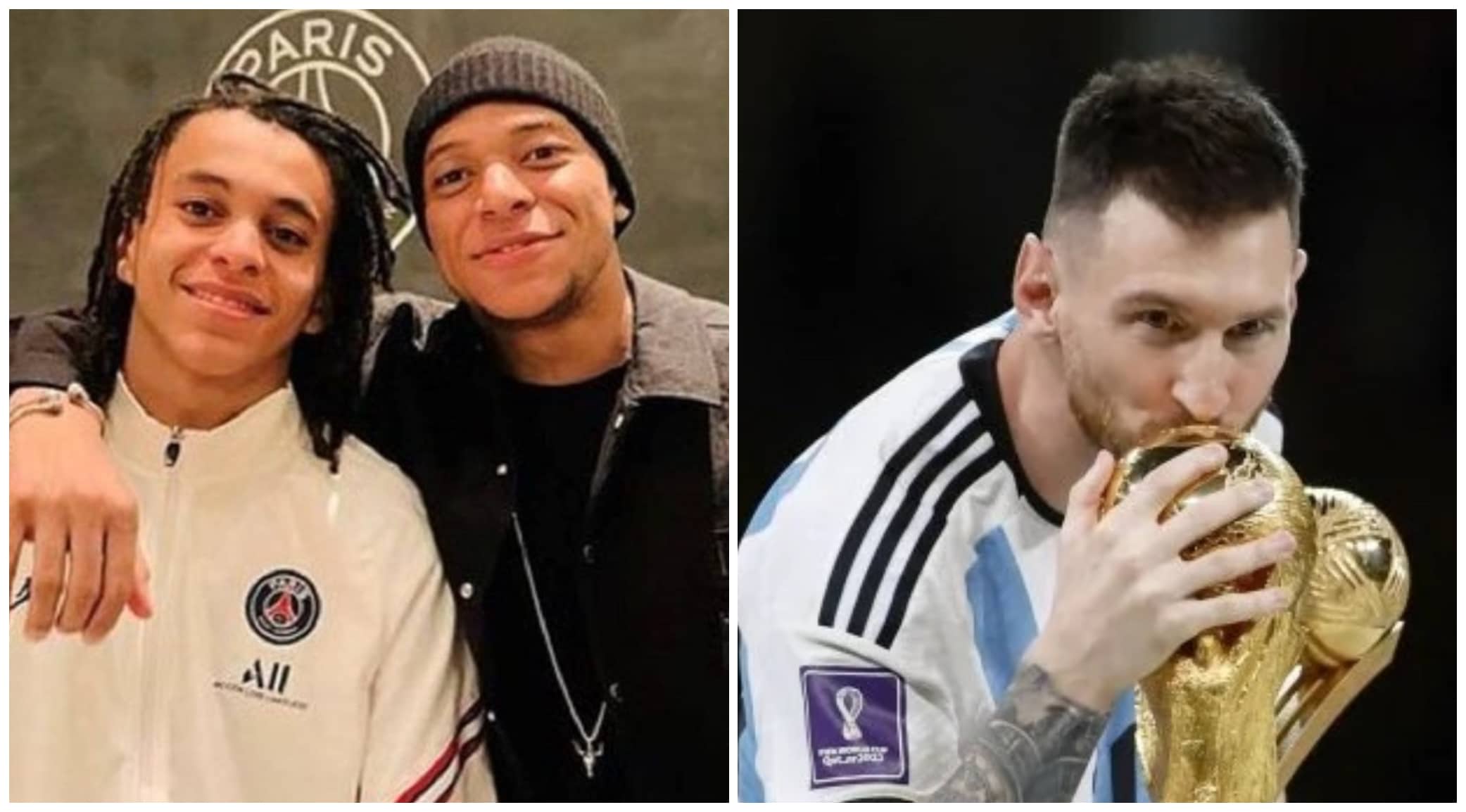 'Il veut en découdre' : l'attitude du petit frère de Kylian Mbappé face à Lionel Messi interpelle les internautes