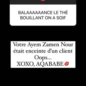 Ayem Nour : elle est accusée d'être rentrée en France pour avorter