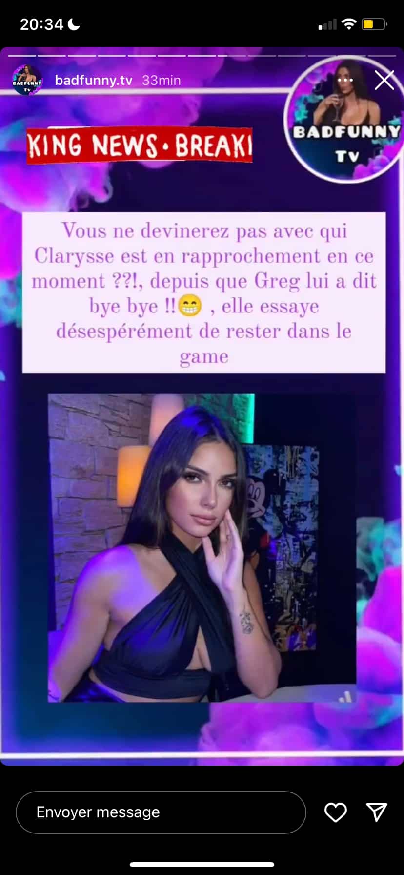 Clarysse : après sa rupture avec Greg Yega, elle serait de nouveau en couple 