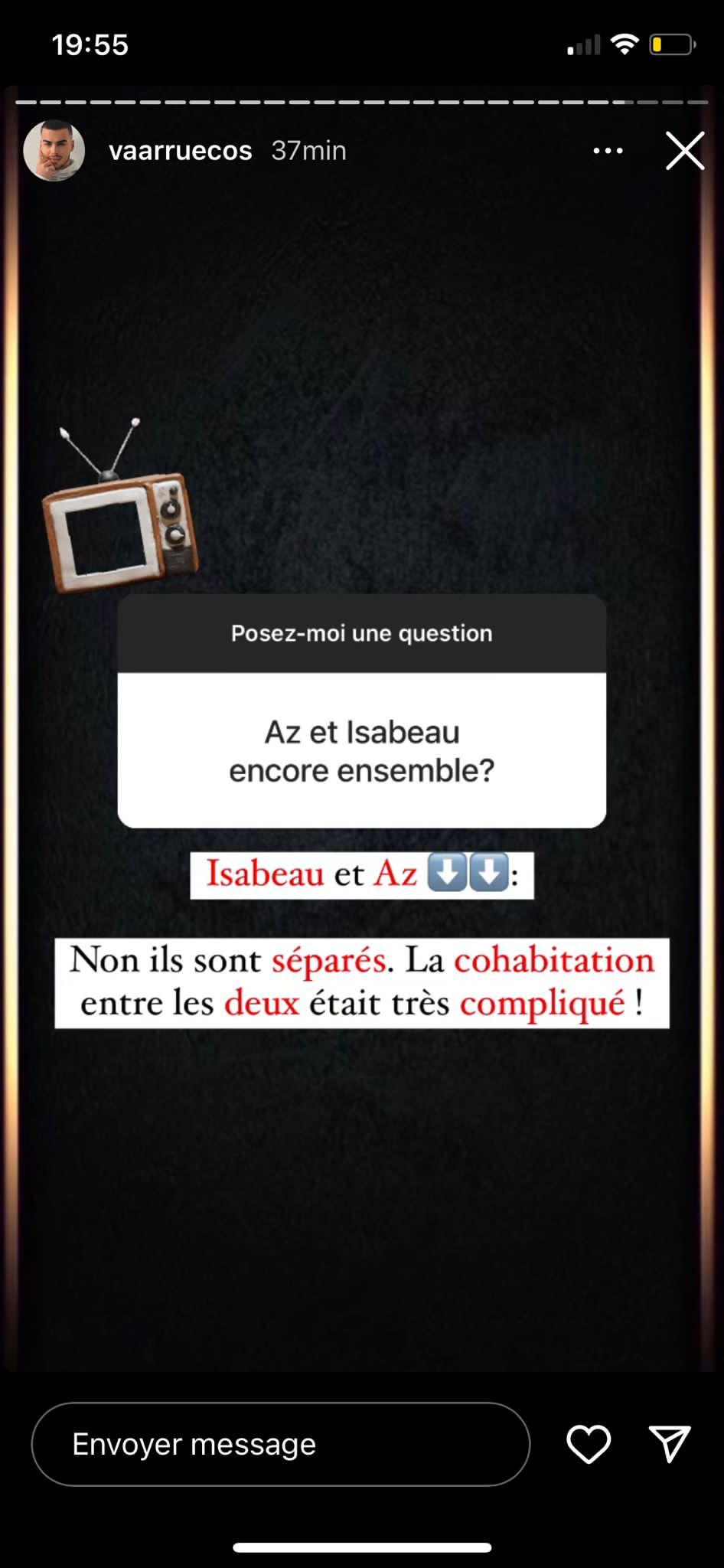 Isabeau : rupture avec son chéri l'humoriste AZ ?