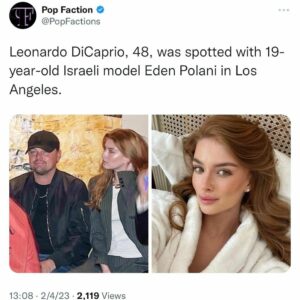 Léonardo Dicaprio : en couple avec une jeune femme née en 2004 ? Les internautes lui tombent dessus