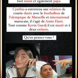 Cynthia (Les Cinquante) : accusée de fréquenter un footballeur marié