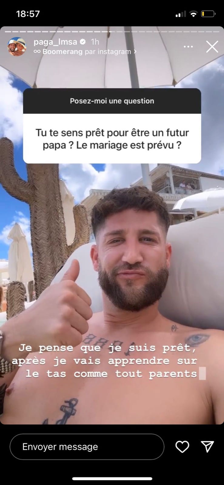 Paga : bientôt le mariage avec Giuseppa ? Il s'exprime