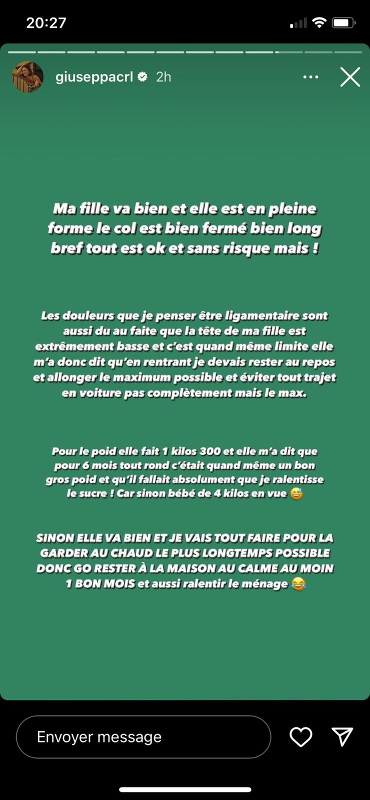 Giuseppa enceinte : son rendez-vous avec sa gynéco ne se passe pas comme prévu