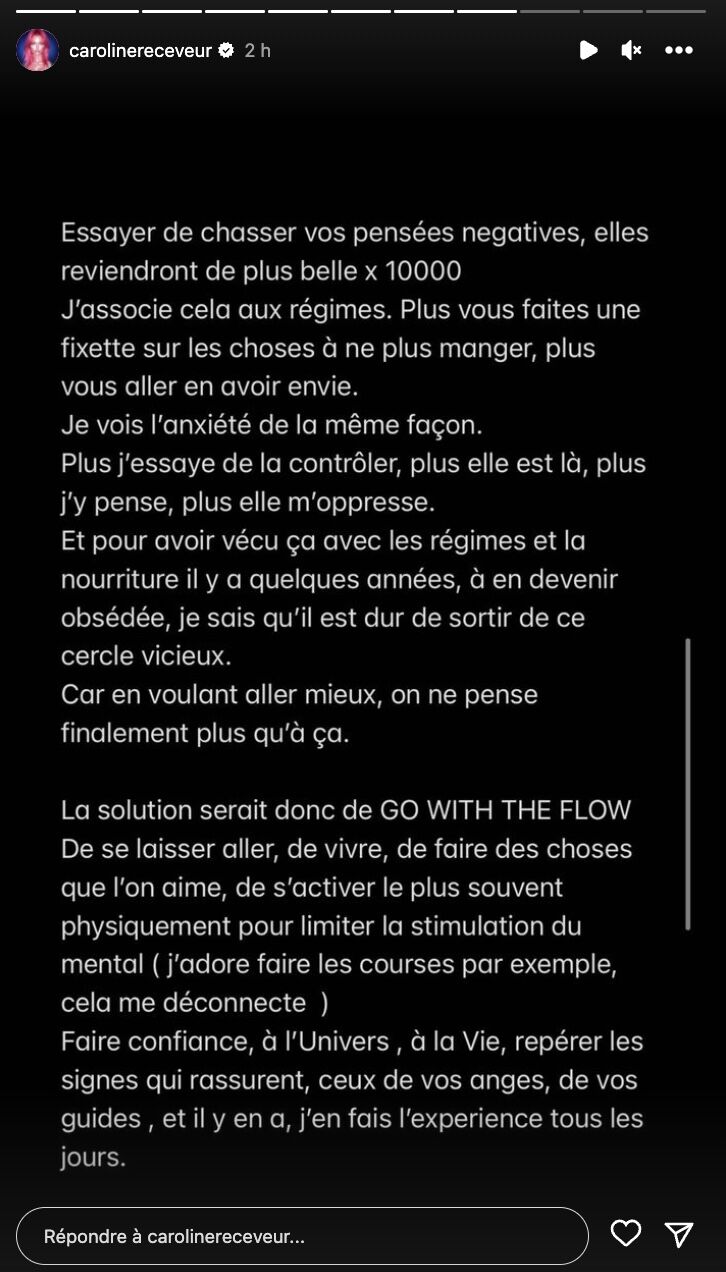'J'ai des choses à vous dire…' : Caroline Receveur se confie sur ses énormes crises d'angoisse
