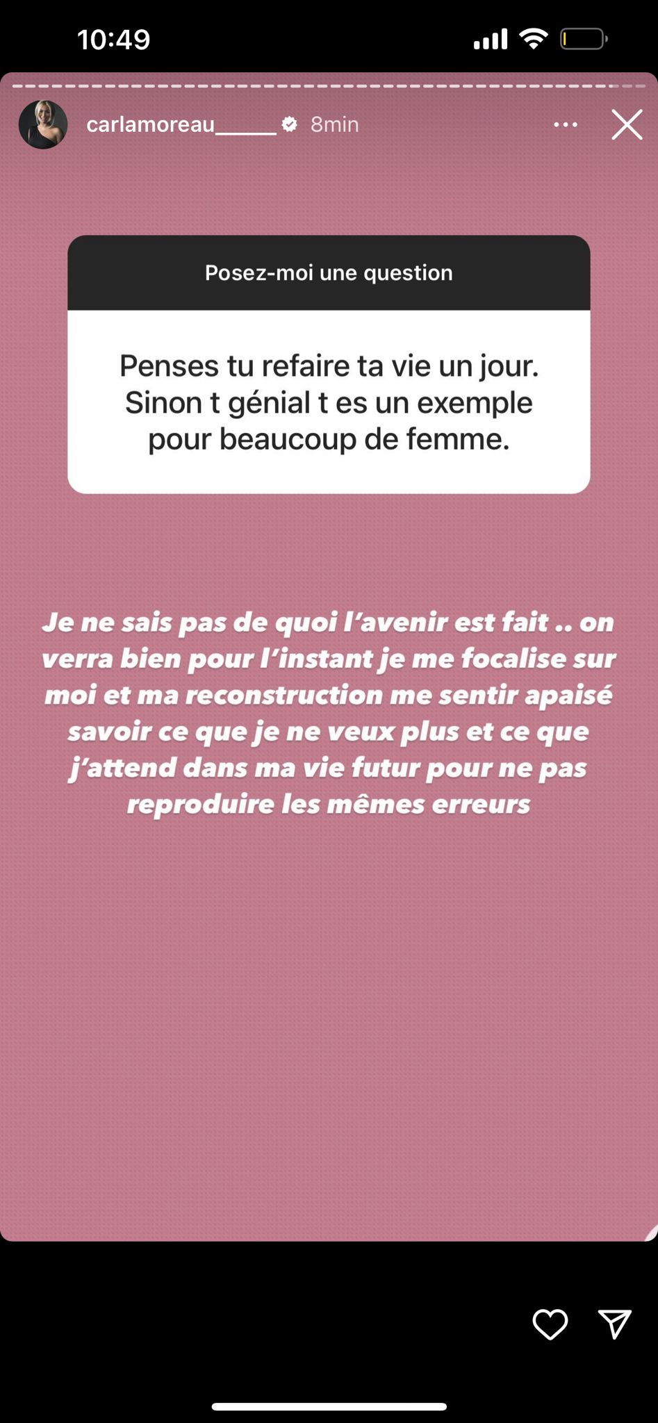 Carla Moreau : sur le point de se remettre en couple avec Kevin Guedj ? Elle s'exprime