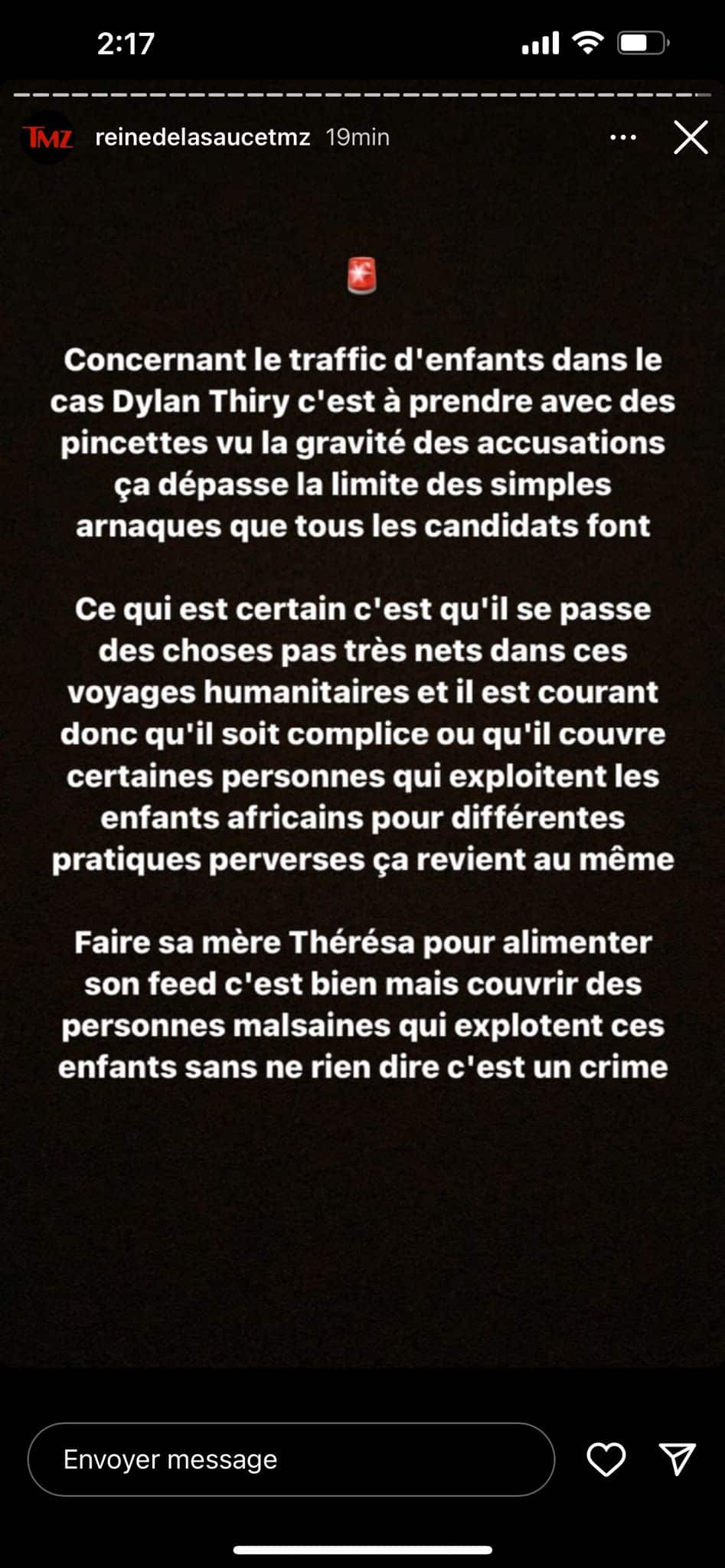 Dylan Thiry : approché pour être proxénète et participer à un trafic d'enfants ? Booba dévoile au audio compromettant