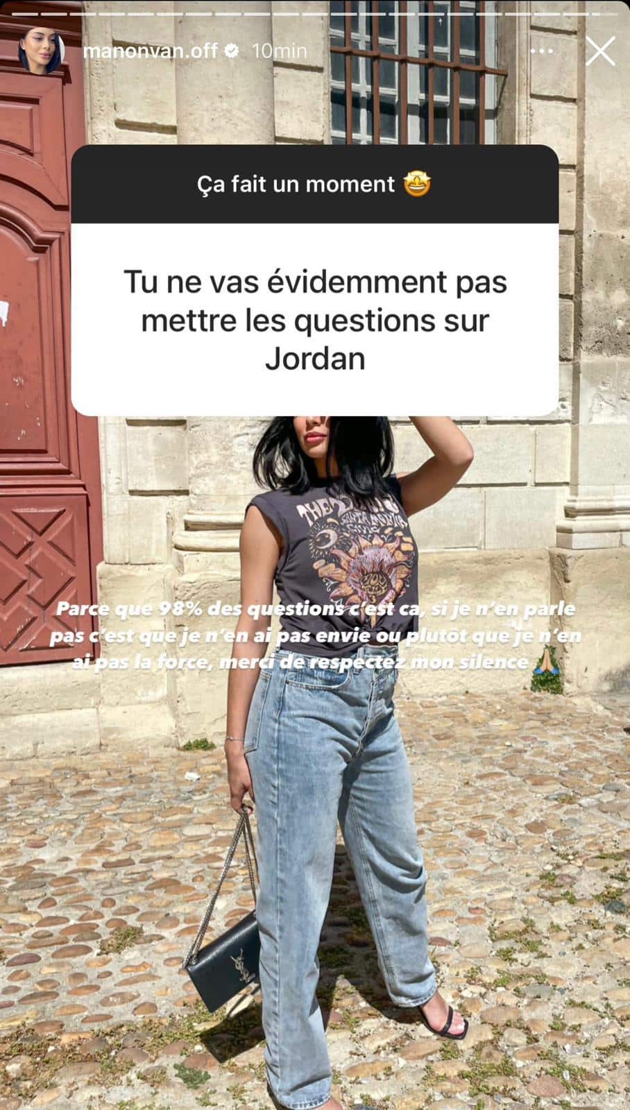 Manon Van : définitivement séparée de Jordan ? Elle s'exprime à nouveau