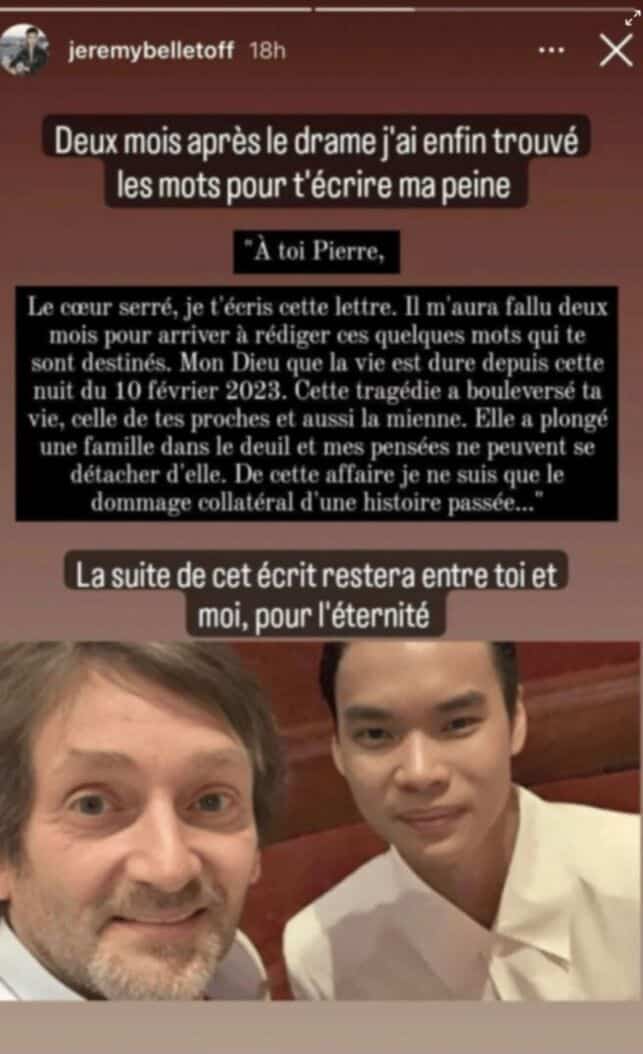 Pierre Palmade : il reçoit une lettre d'adieu de son amant en prison, son contenu se précise