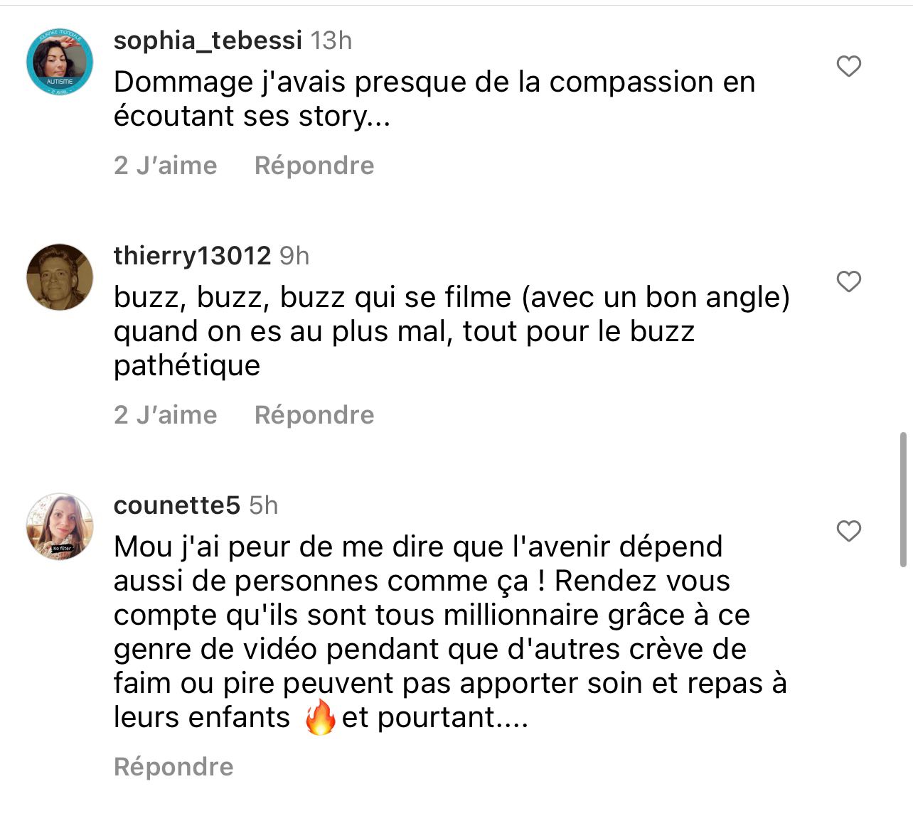 Jazz Correia : elle se filme en train de pleurer, les internautes perplexes