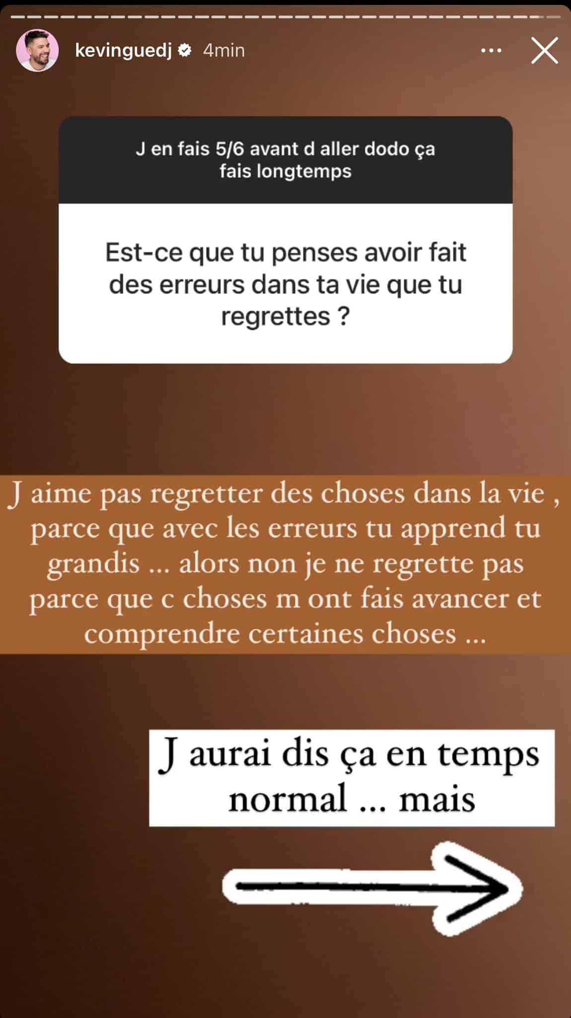 Kevin Guedj : nostalgique de sa vie de famille avec Carla Moreau ? Il s'exprime