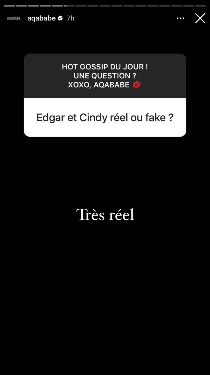 Edgar et Cindy (Love Island) : un couple fake ? Les internautes en doutent