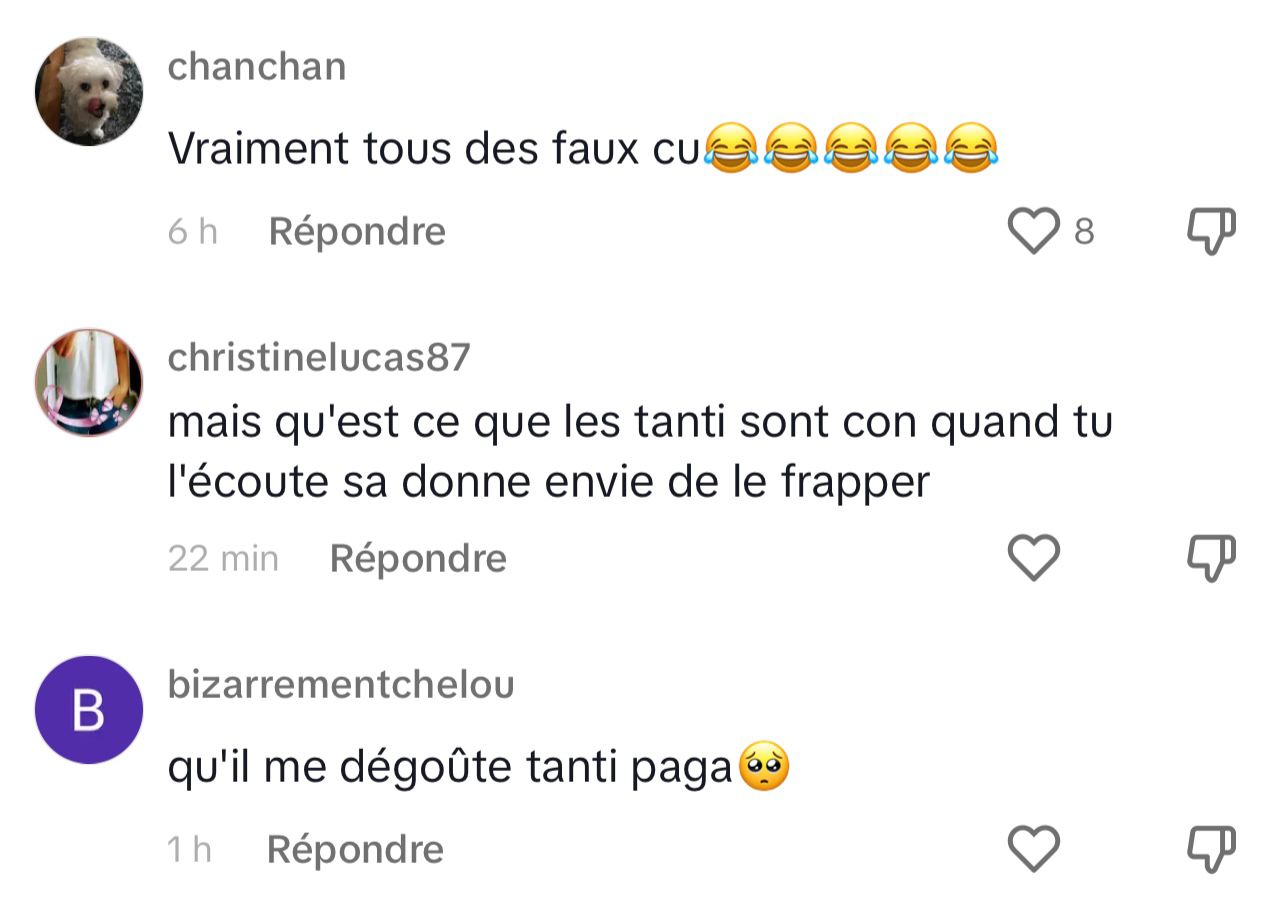 Commentaires TikTok