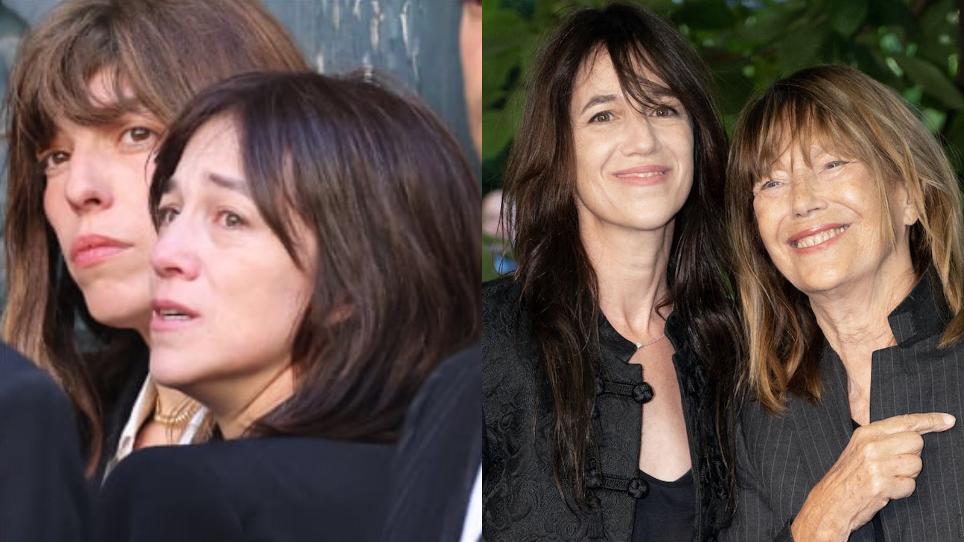 'Je me retrouve orpheline' : Charlotte Gainsbourg en larmes aux obsèques de Jane Birkin, son discours émeut la Toile